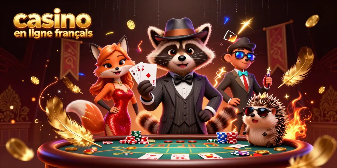 Jouer à des jeux passionnants sur un casino en ligne français avec des personnages colorés.