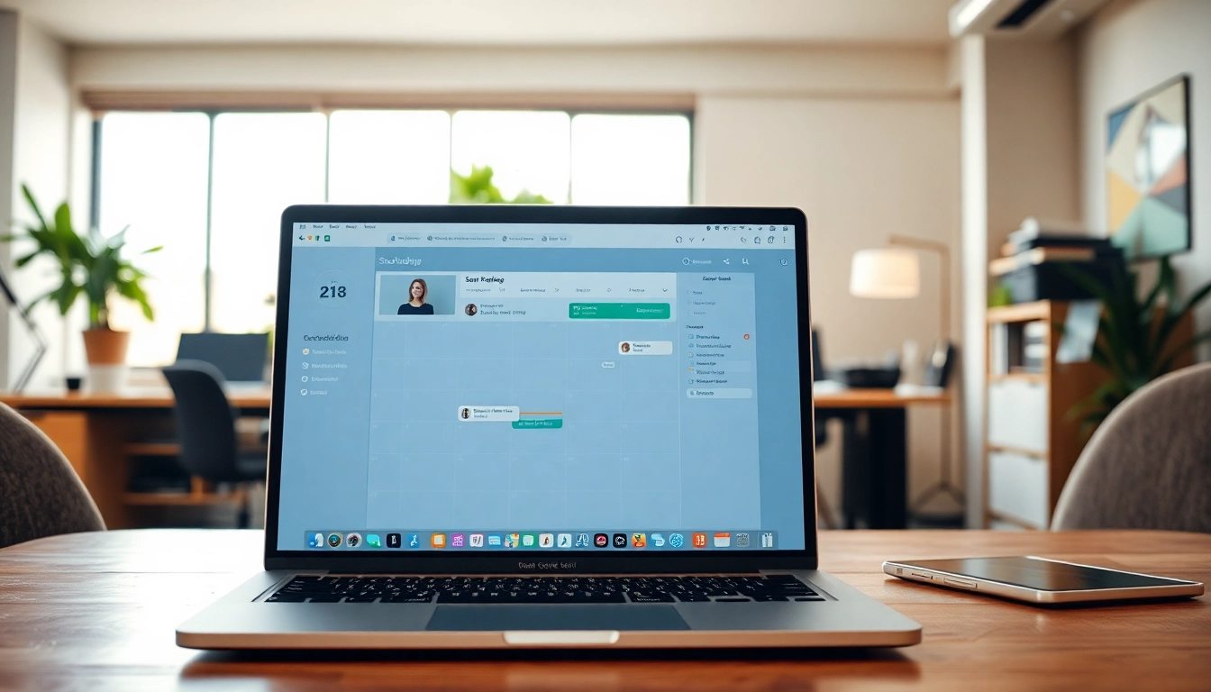 Efficient scheduling tool showcasing a smarter Calendly alternative in a professional workspace environment.