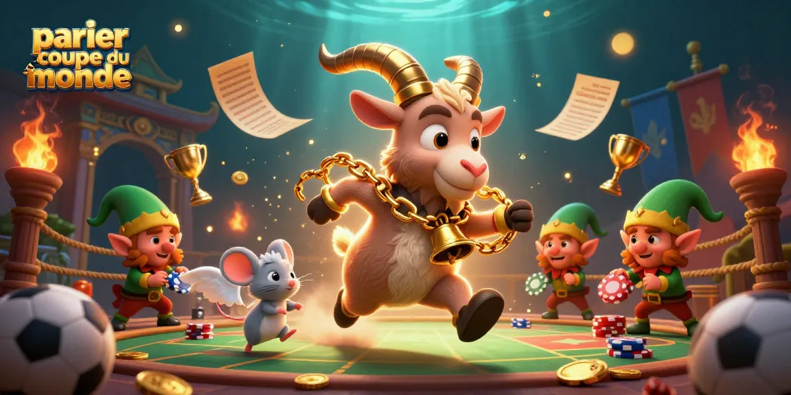 Parier sur la coupe du monde et gagnez en observant le Krampus, l'ange souris et les gremlins dans un casino dynamique.