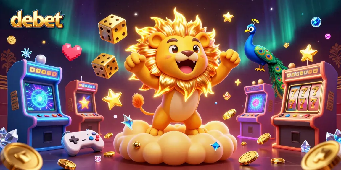 Engage with the debet gaming world, showcasing the thrilling atmosphere of a dynamic 3D casino scene.