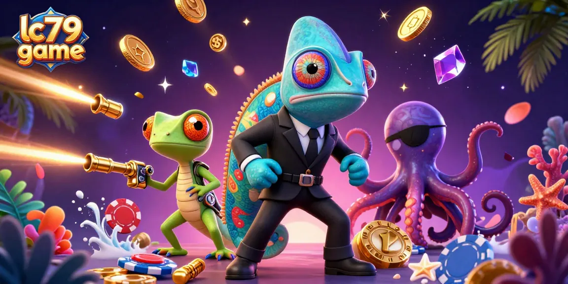 Trải nghiệm bắn cá tại lc79 game với giao diện 3D sống động và cảm giác chân thật.
