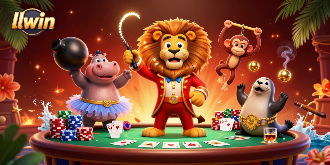 Experience the thrill of gaming at llwin with vibrant characters and engaging poker elements.
