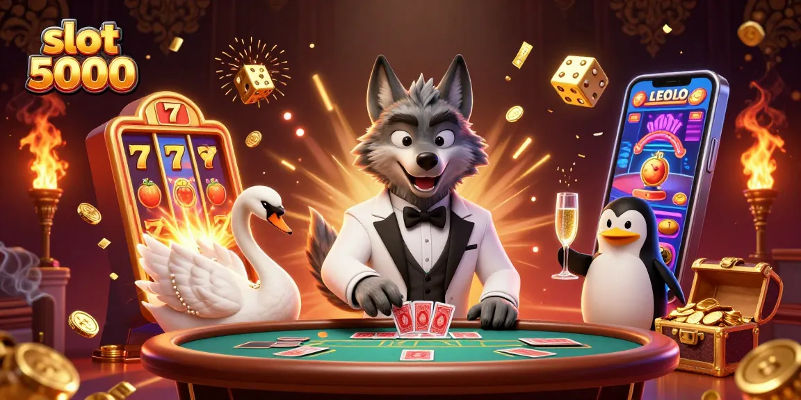 Mengalami permainan slot 5000 dengan jackpot melimpah dan kartu yang menarik di kasino online.