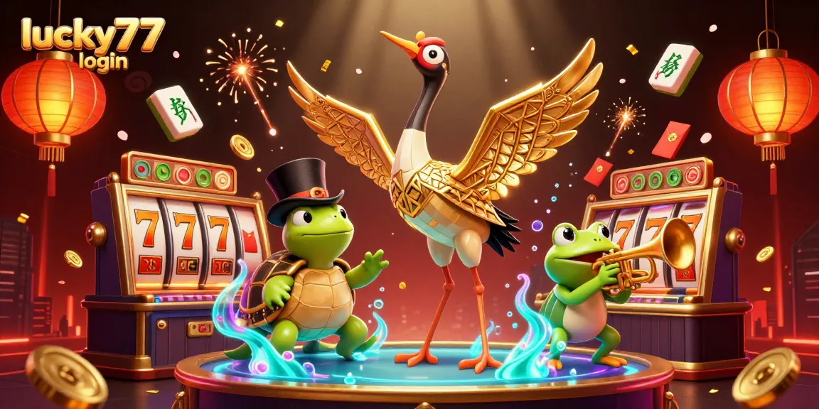 Experience thrilling winning moments with lucky77 login at a lively online casino scene.
