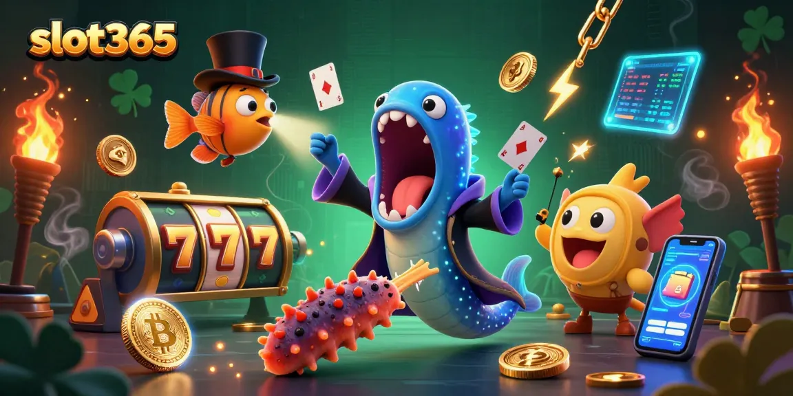 Play exciting slot365 games with jackpot counters and vibrant 3D characters.