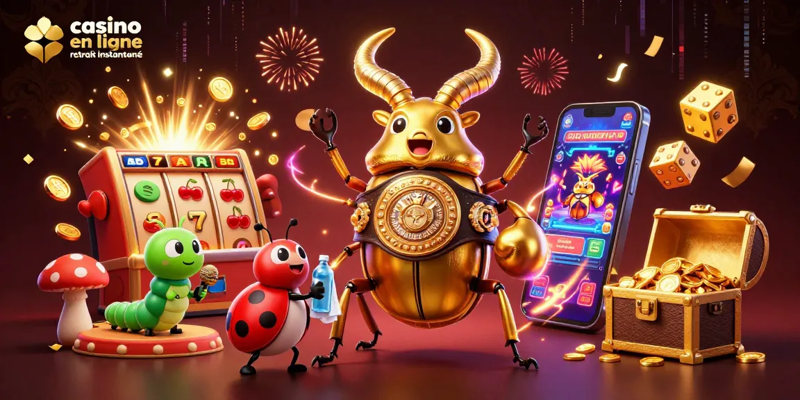 Obtenez des gains instantanés avec un casino en ligne retrait instantané à travers cette illustration riche en détails.