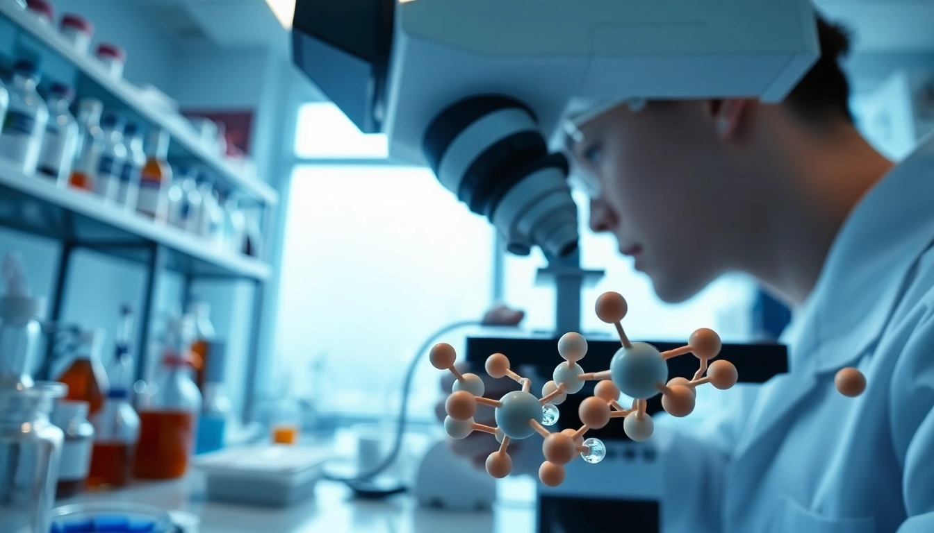 Explore the benefits of foxo4 peptide for sale in a laboratory analysis setup.