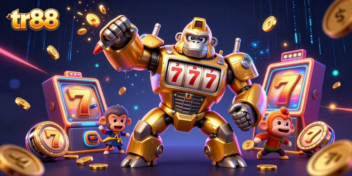 Experience the thrilling world of tr88 slots with vibrant visuals and dynamic casino elements.
