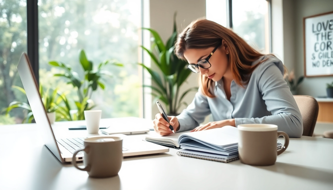 Enhance your efficiency and Achieve Peak Productivity in a vibrant workspace setting.