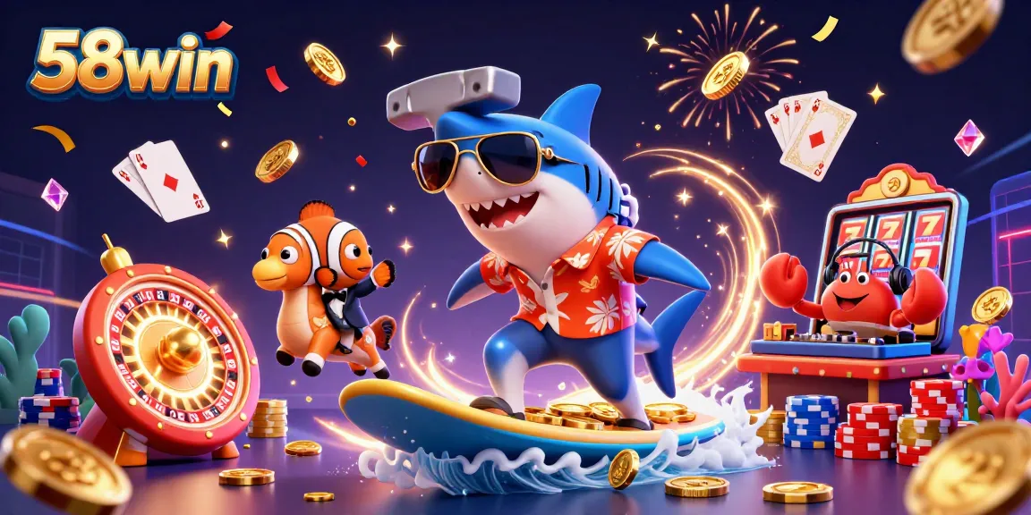Experience thrilling wins at 58win with our exciting casino games featuring vibrant illustrations.