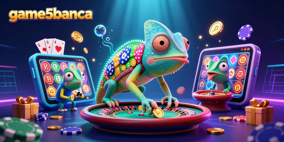 Experience game5banca with thrilling casino gameplay and vibrant animated characters in a dynamic scene.