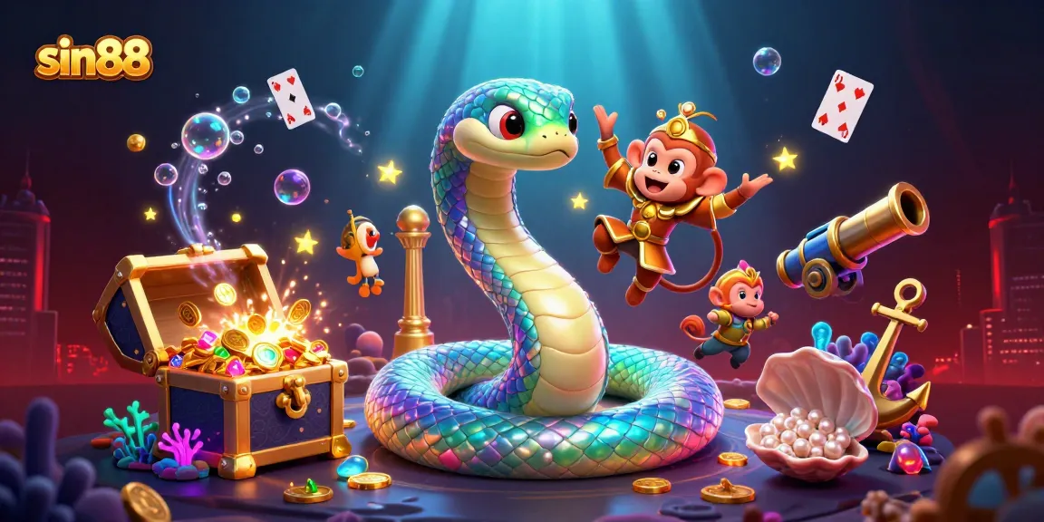 Engage in thrilling gameplay at sin88 with colorful characters and vibrant casino elements.