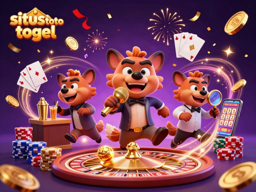 Situs toto togel berkualitas dengan hyena lucu di klub kasino menampilkan kebijakan keamanan dan manajemen saldo.
