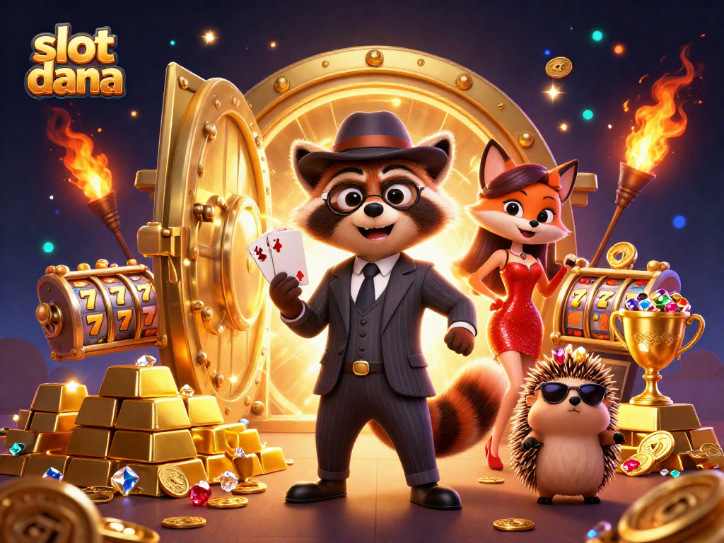 Experience thrilling gaming action with slot dana, amid dazzling treasures and charismatic characters.