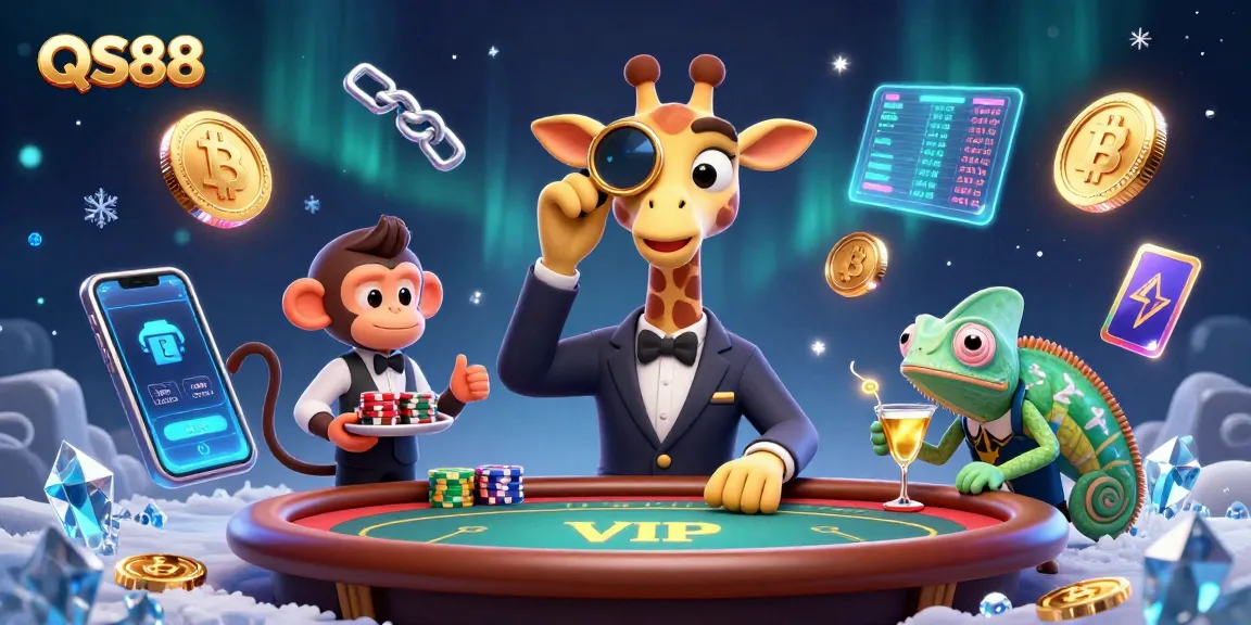 Experience thrilling gameplay at QS88, where high-stakes fun meets colorful characters in a vibrant casino.